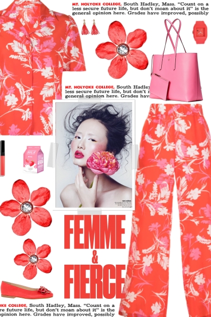 How to wear a Co-Ord Floral Silk Pant Set!- combinação de moda