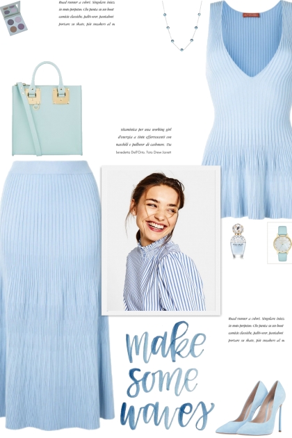 How to wear a Co-Ord Ribbed Viscose Skirt Set!- Modekombination