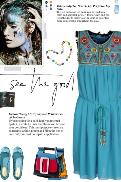 How to wear a Floral Embroidered Sleeveless Dress!- Modna kombinacija