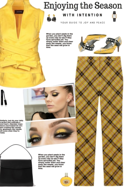 How to wear Checked Tailored Trousers!- Fashion set