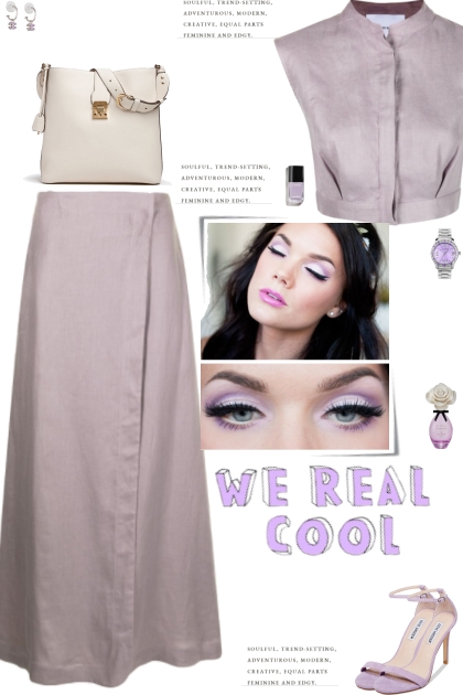 How to wear a Co-Ord Pastel Linen Skirt Set!