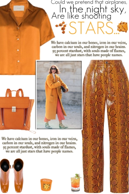 How to wear Faux Leather Printed Pants!