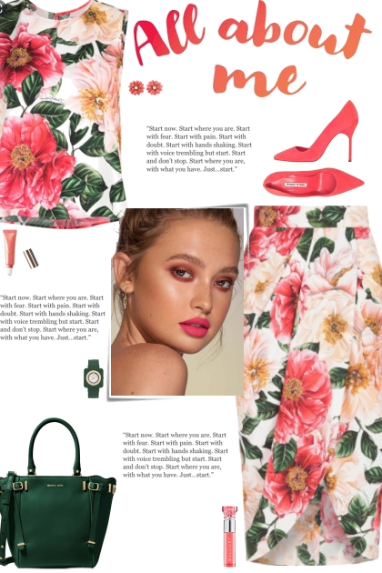 How to wear a Co-Ord Floral Rayon Skirt Set!- Modna kombinacija