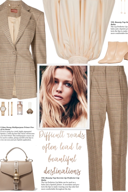 How to wear a Co-Ord Check Virgil Wool Suit Set!- Modna kombinacija