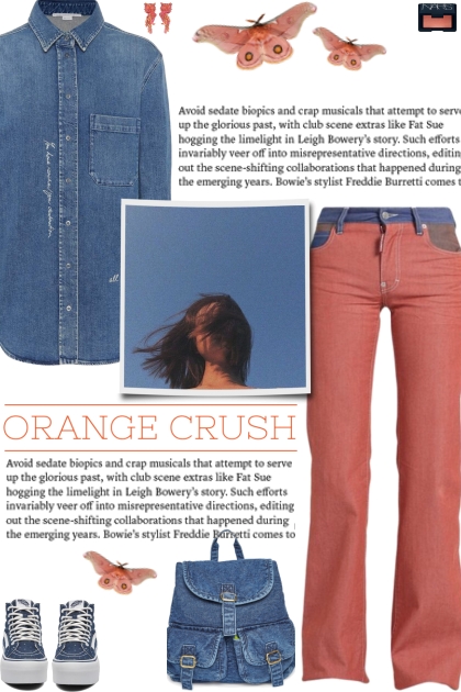 How to wear Denim Multicoloured Jeans!