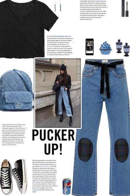 How to wear Belted Patchwork Jeans!