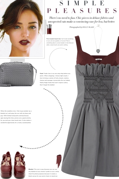 How to wear a Two-Toned Smocked Dress!- combinação de moda