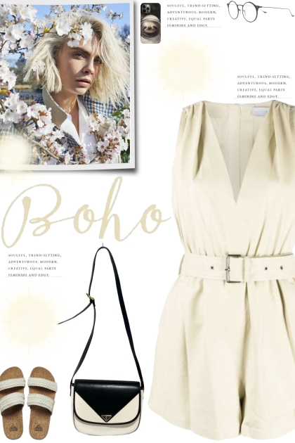 How to wear a V-Neck Belted Playsuit!