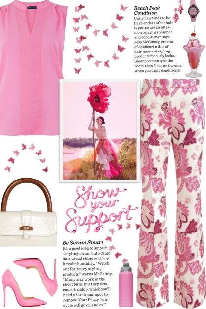 How to wear Floral Printed Viscose Trousers!