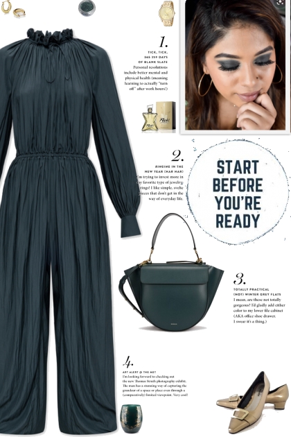 How to wear a Cinched Drawstring Pleated Jumpsuit!