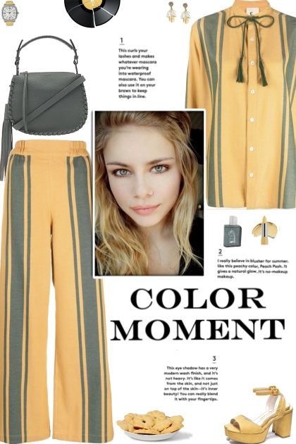 How to wear a Striped & Printed Long Sleeve Top!- combinação de moda