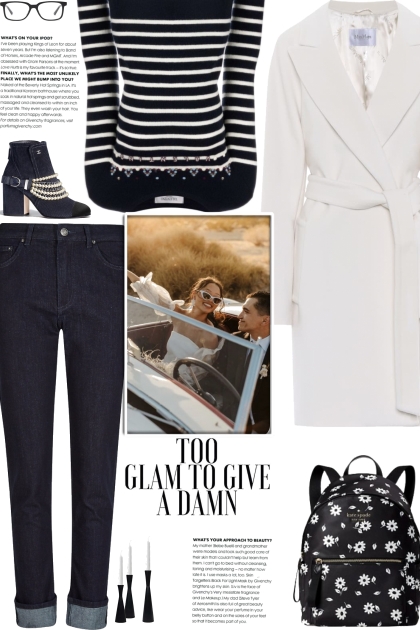 How to wear a Striped Embroidered Sweater!