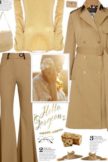 How to wear a Solid Color Belted Trench Coat!- Fashion set