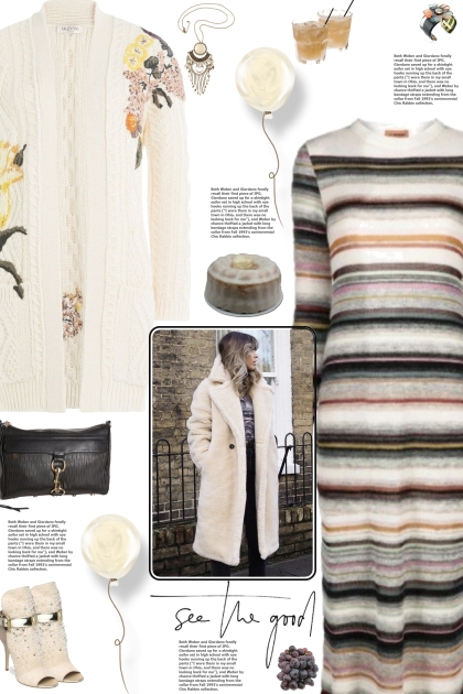 How to wear a Long Sleeve Multicolor Knit Dress!
