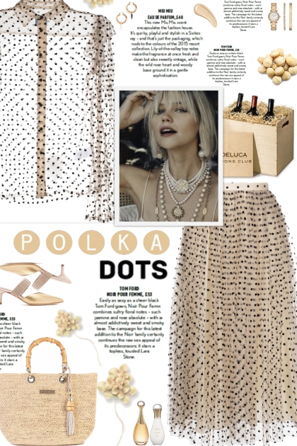 How to wear a Co-Ord Polka Dot Embroidered Set!