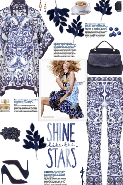 How to wear a Co-Ord Majolica Print Pant Set!