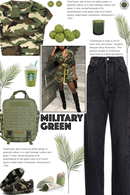 How to wear a Military Camouflage Print Crop Top!