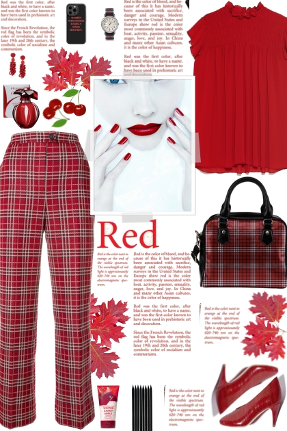 How to wear Plaid Fitted Trousers!- Fashion set