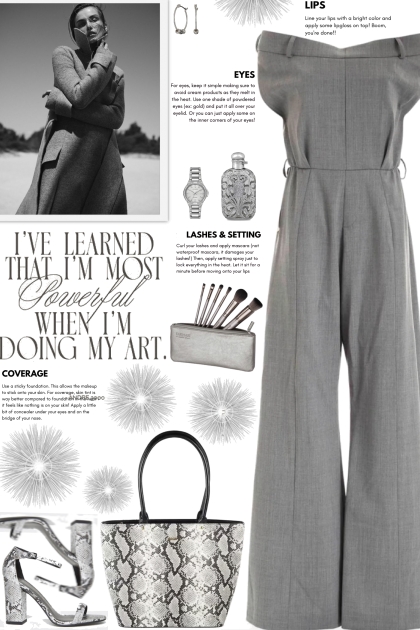 How to wear a Stretch-Virgin Wool-Blend Jumpsuit!- Fashion set