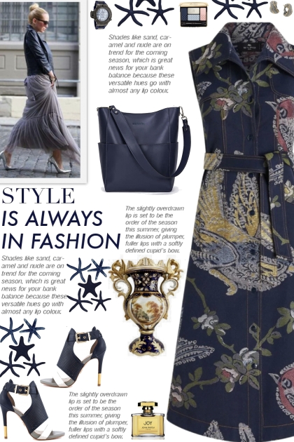 How to wear a Pattern-Jacquard Sleeveless Dress!- Fashion set