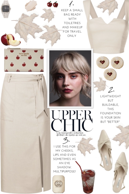 How to wear a Co-Ord Linen-Blend Skirt Set!- Modna kombinacija