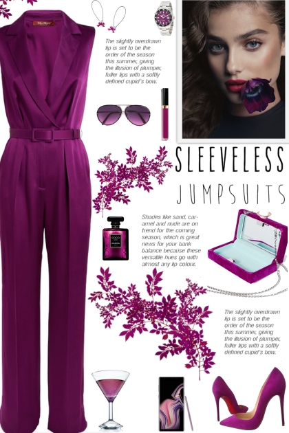 How to wear a Sleeveless Bodice Jumpsuit!- combinação de moda