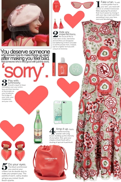 How to wear a Floral-Embroidered Sleeveless Dress!- Modna kombinacija