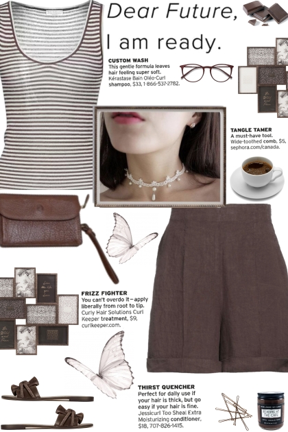 How to wear a Jersey Striped Tank Top!- Combinaciónde moda