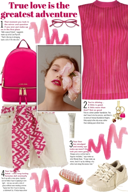 How to wear a Stripe Pattern Sleeveless Top!- Combinaciónde moda