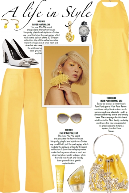 How to wear a Co-Ord 100% Cotton Yellow Set!- combinação de moda