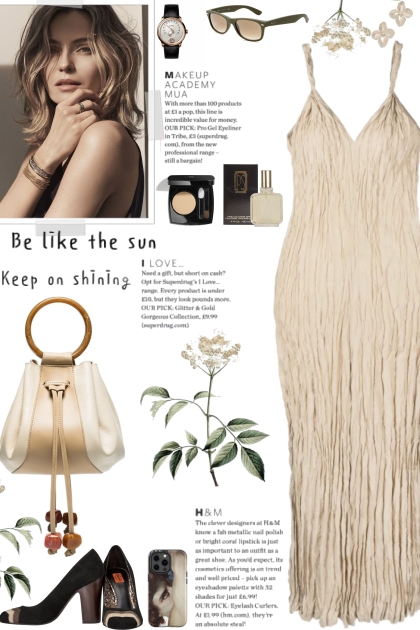 How to wear a Crinkled Finish Strappy Dres- Fashion set