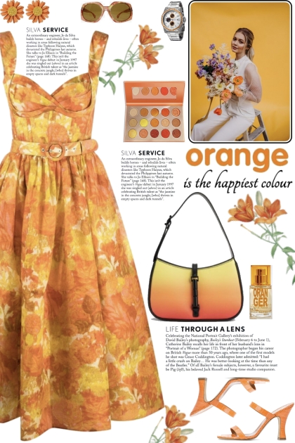 How to wear a Floral-Print Sleeveless Midi Dress!- Modekombination
