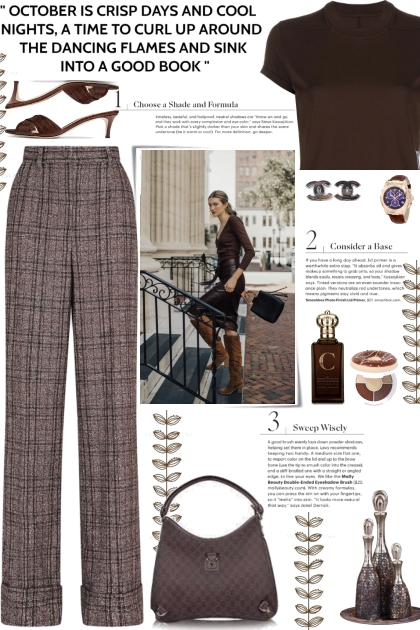 How to wear Tweed Check Tailored Trousers!