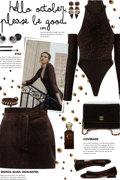 How to wear a Co-Ord Velvet Skirt Set!- Modekombination