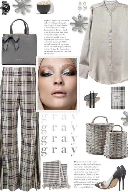 How to wear Striped Plaid Trousers!- Fashion set