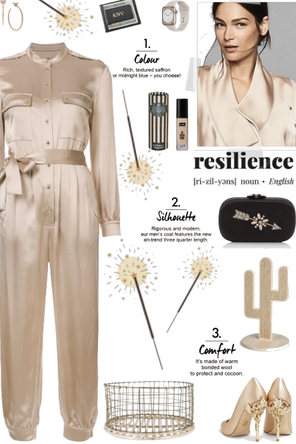 How to wear a Satin-Silk Long-Sleeve Jumpsuit!- Fashion set