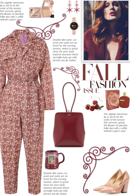 How to wear Floral-Print Long-Sleeve Jumpsuit!- Combinaciónde moda