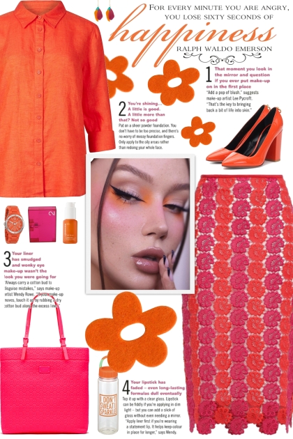 How to wear a Two-Toned Lace Pencil Skirt!- Modna kombinacija