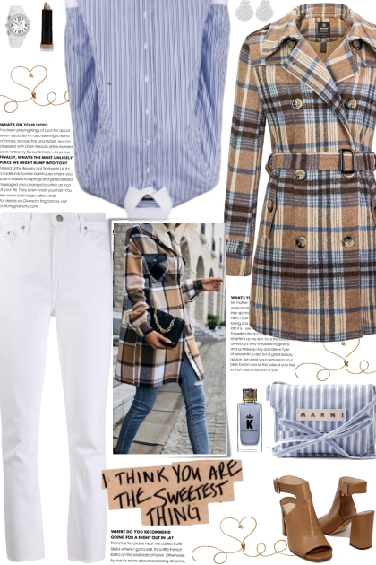 How to wear a Plaid Multicolor Trench Coat!