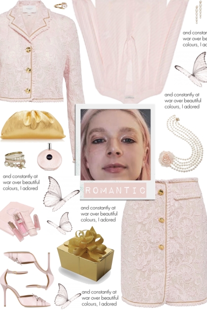 How to wear a Co-Ord Pink Floral Lace Skirt Set!- Kreacja