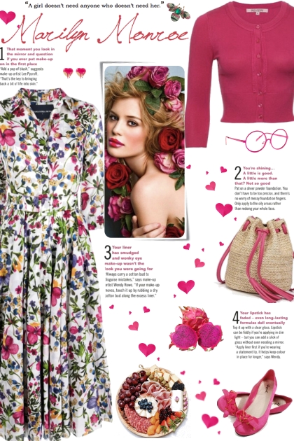 How to wear a Floral-Print Cotton Midi Dress!- Fashion set