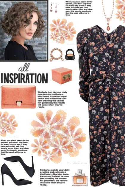How to wear an Intricate Floral Print Dress!