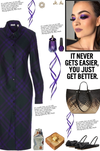 How to wear a Long Sleeved Checked Shirt Dress!