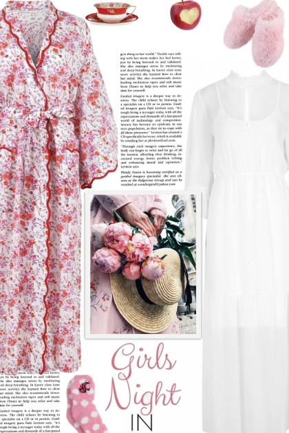 How to wear a Floral Scallop-Detail Robe!