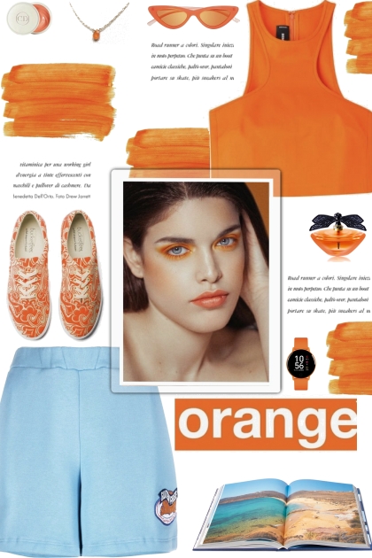 How to wear Patch-Detail Track Shorts!