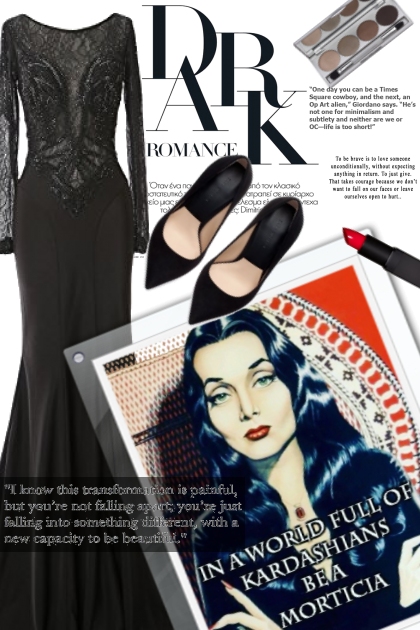 In A World Full Of Kardashians, Be A Morticia- Fashion set