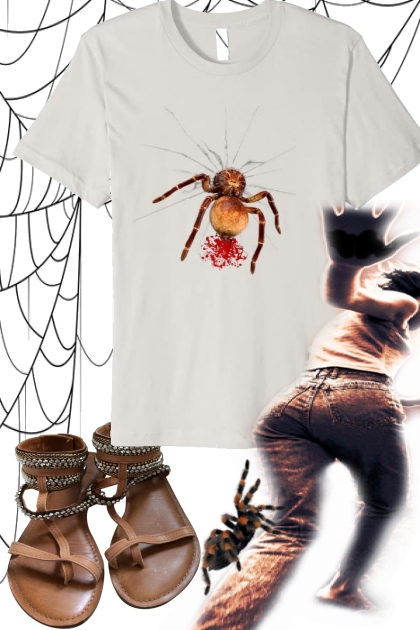 Spider Bite Tshirt- Combinaciónde moda