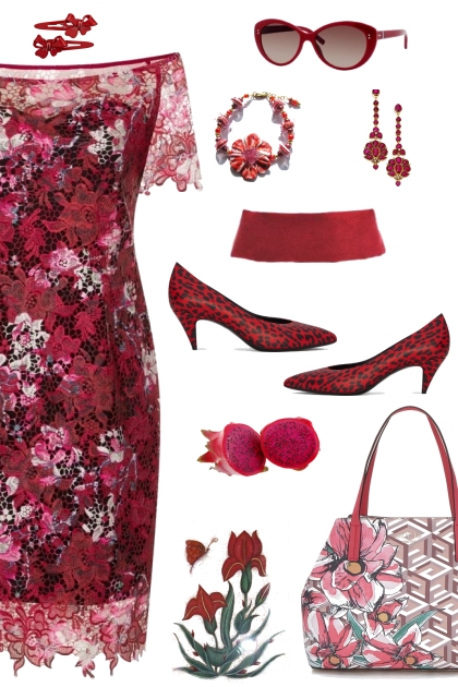 Mother's Day in Ruby and Red- Fashion set