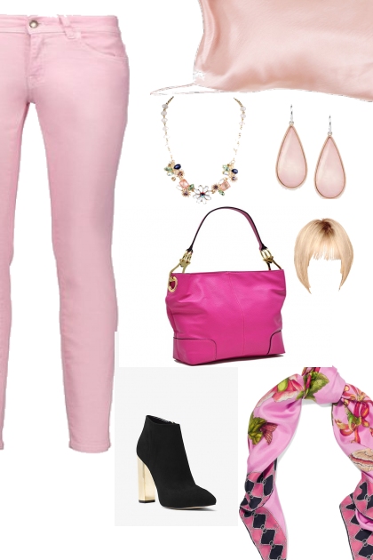 Pretty in Pink- combinação de moda