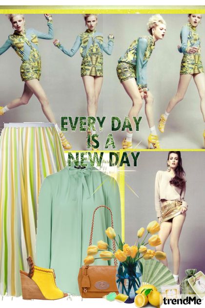 Every day is a new day..- combinação de moda